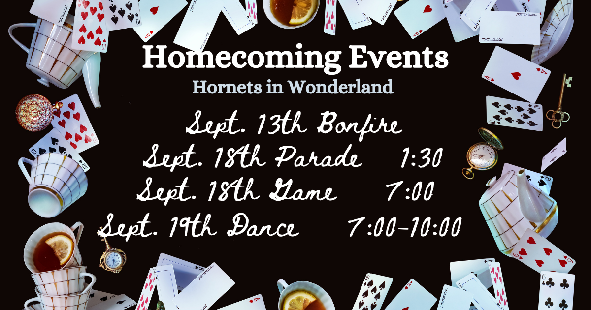 new hoco list of events
